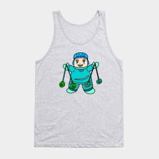 Yoyo cartoon boy Tank Top